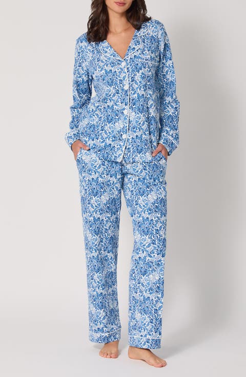 Print Jersey Pajamas (Regular & Plus)
