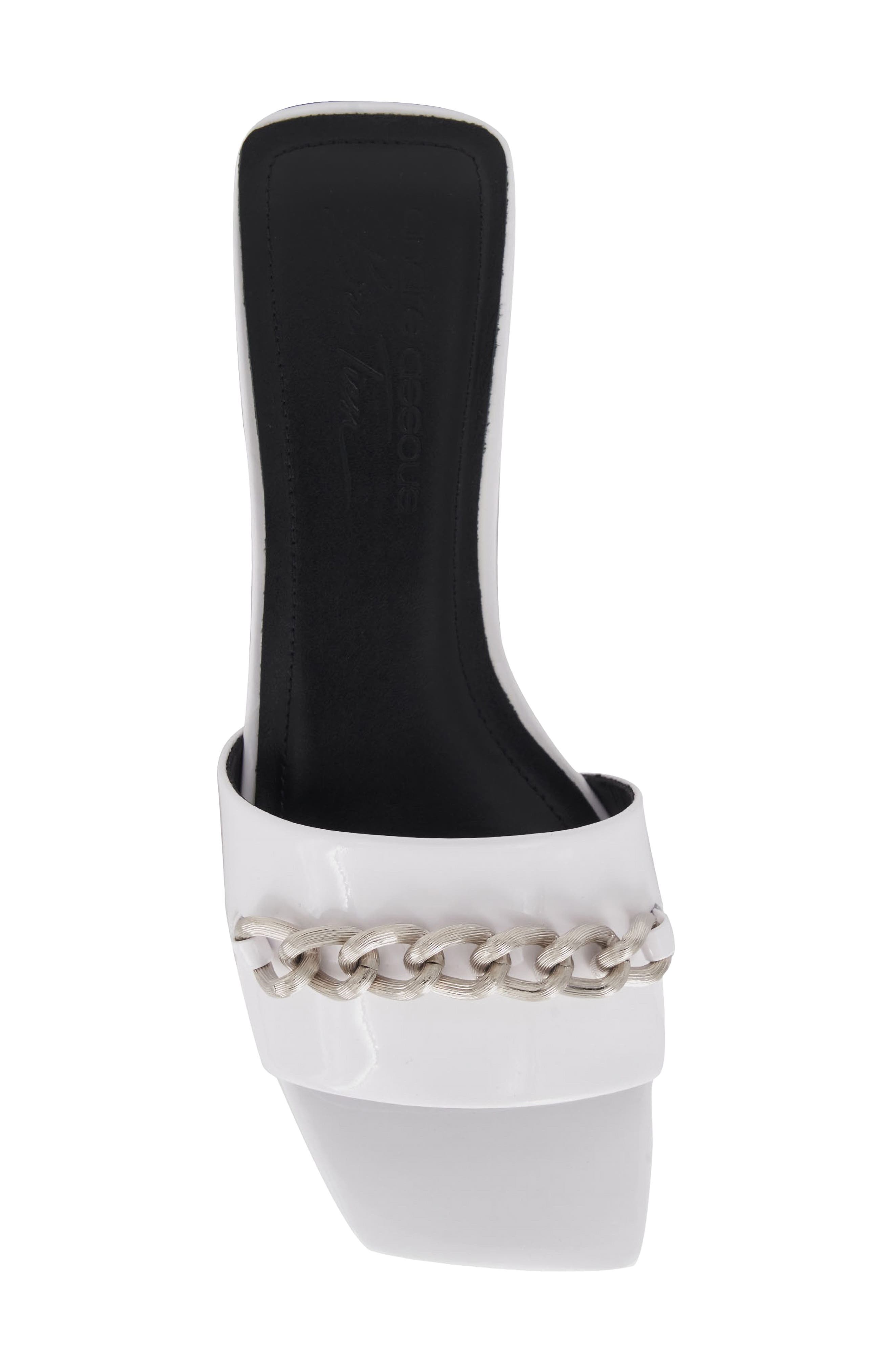 Alia Slide Sandal, Alternate, color, WHITE PATENT