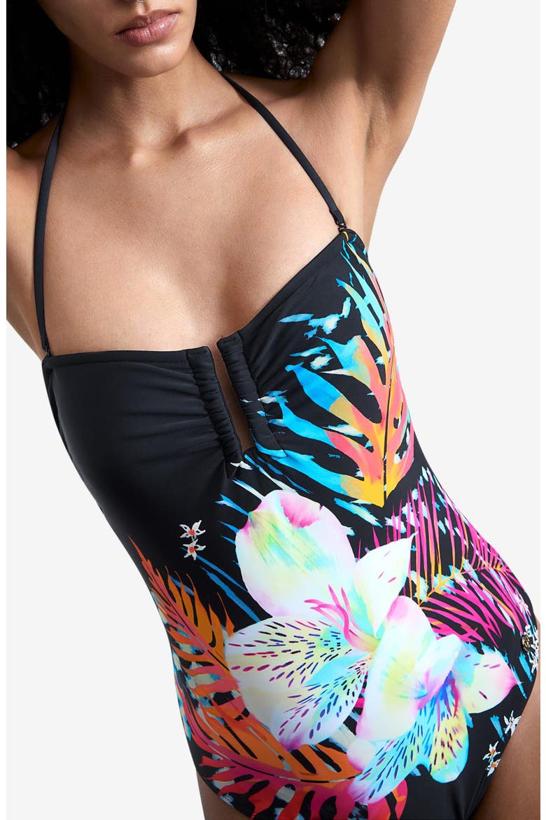 One-Piece Swimsuit, Alternate, color, BLACK