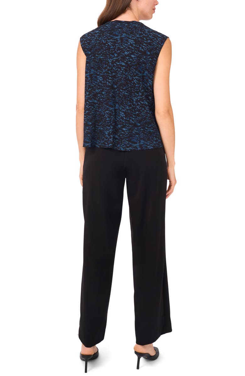 Halogen<sup>®</sup> Wave Texture Cowl Neck Top, Alternate, color, Rich Black