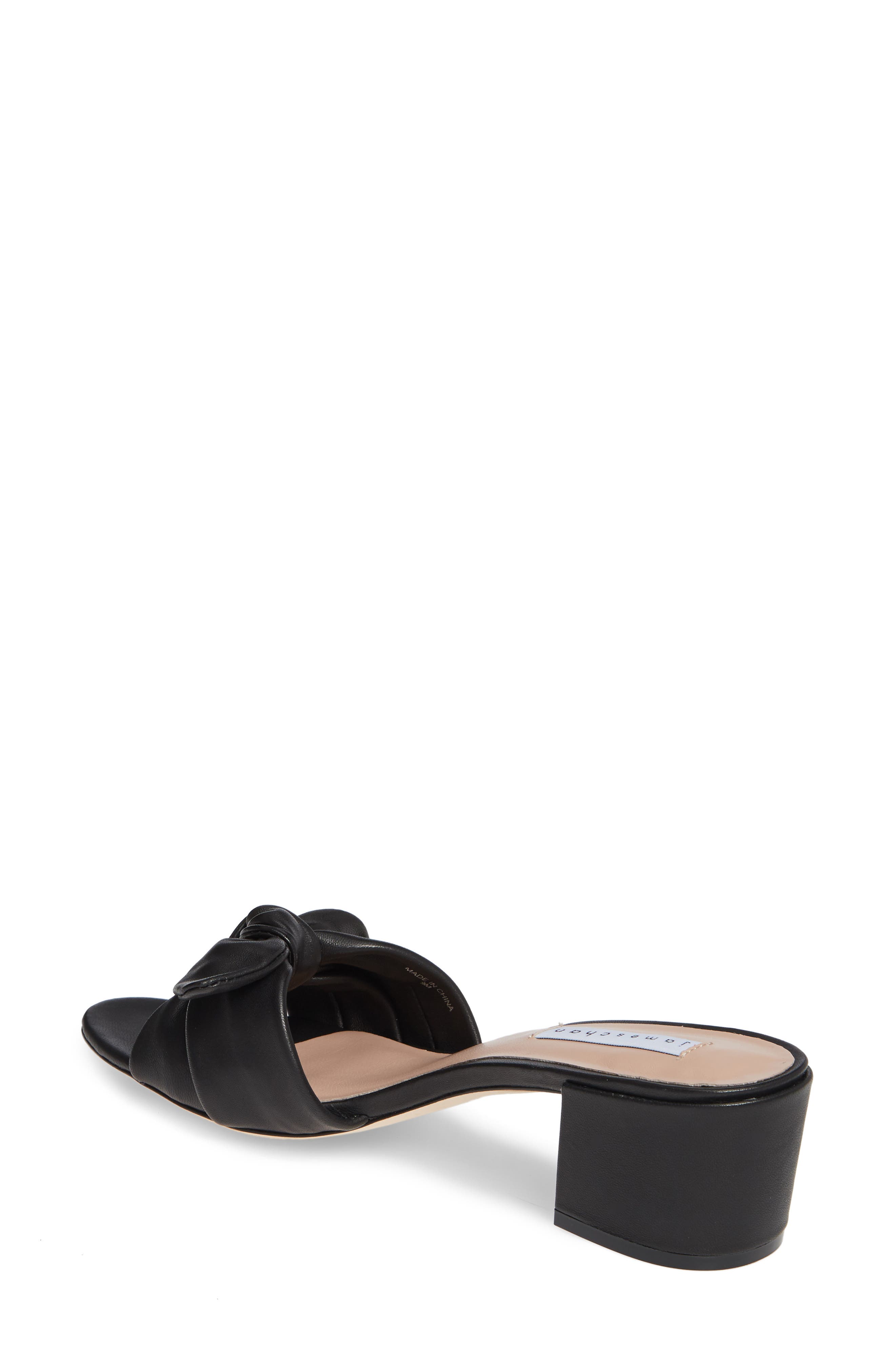 James Chan Suzy Bow Slide Sandal, Alternate, color, 