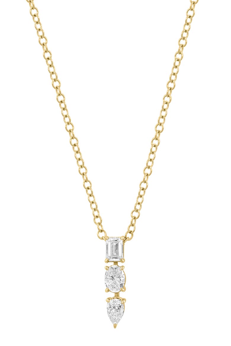 Lab-Grown Diamond Pendant Necklace, Alternate, color, GOLD