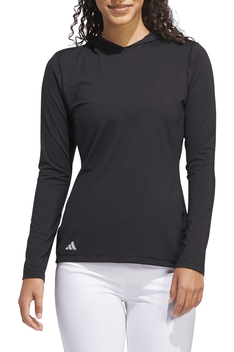 Performance Golf Hoodie, Main, color, BLACK