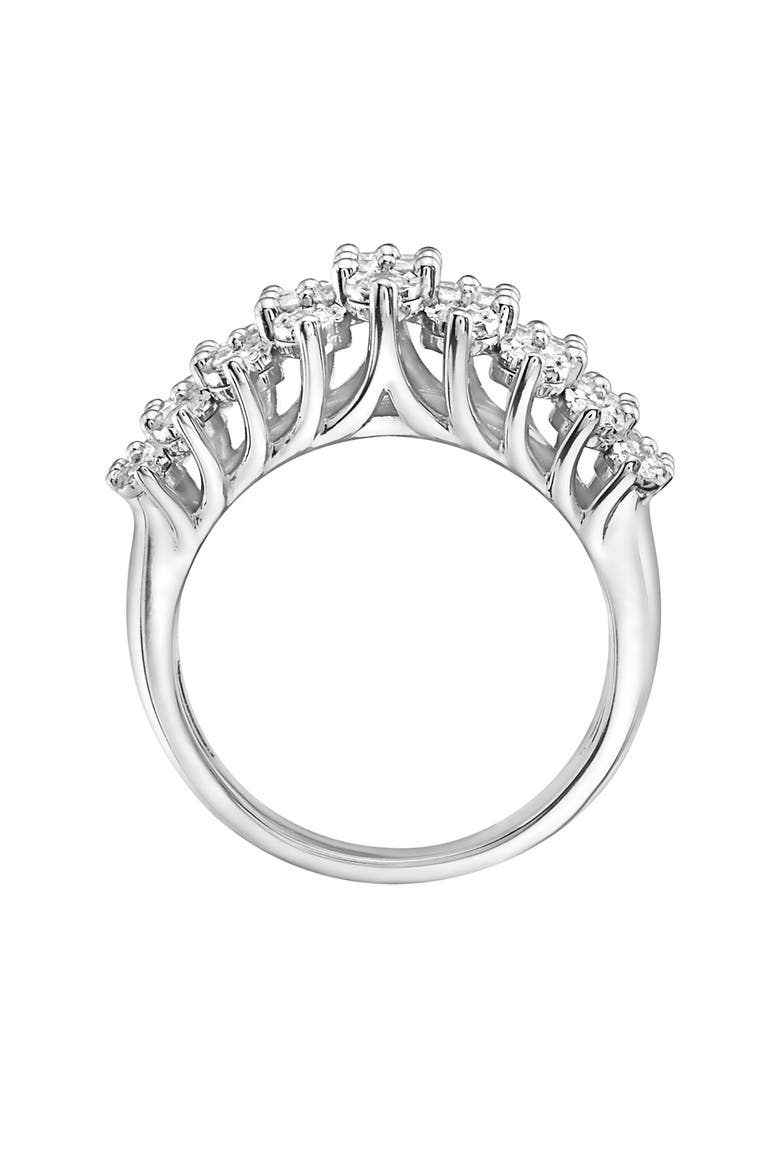 Sterling Silver Diamond Ring, Alternate, color, SILVER