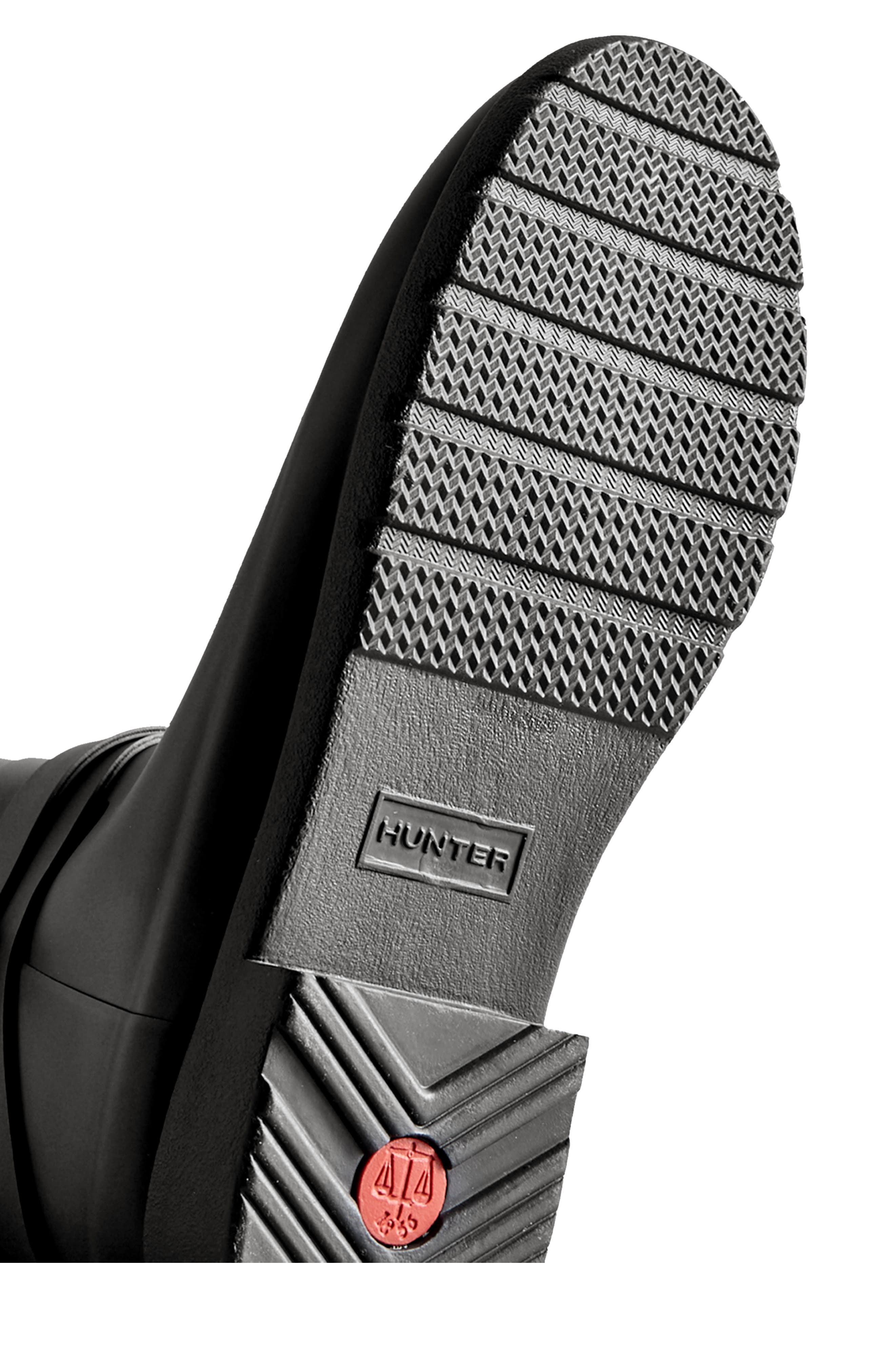 Hunter Refined Tall Waterproof Rain Boot, Alternate, color, 