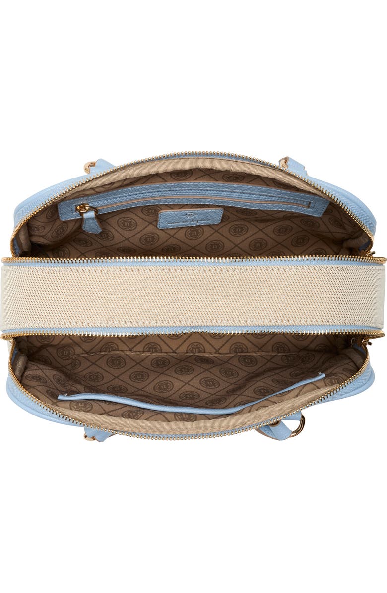 Nanette Lepore East/West Double Section Shoulder Bag, Alternate, color, Twill-Skyway