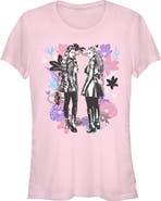 Descendants Junior's Descendants Wicked Wonderland Chloe and Red Sketch Graphic T-Shirt