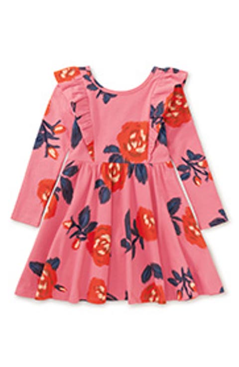 Ruffle Shoulder Ballet Dress