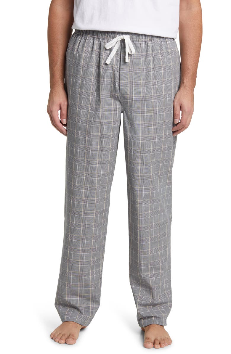 Majestic International Coopers Check Woven Cotton Pajama Pants, Main, color,