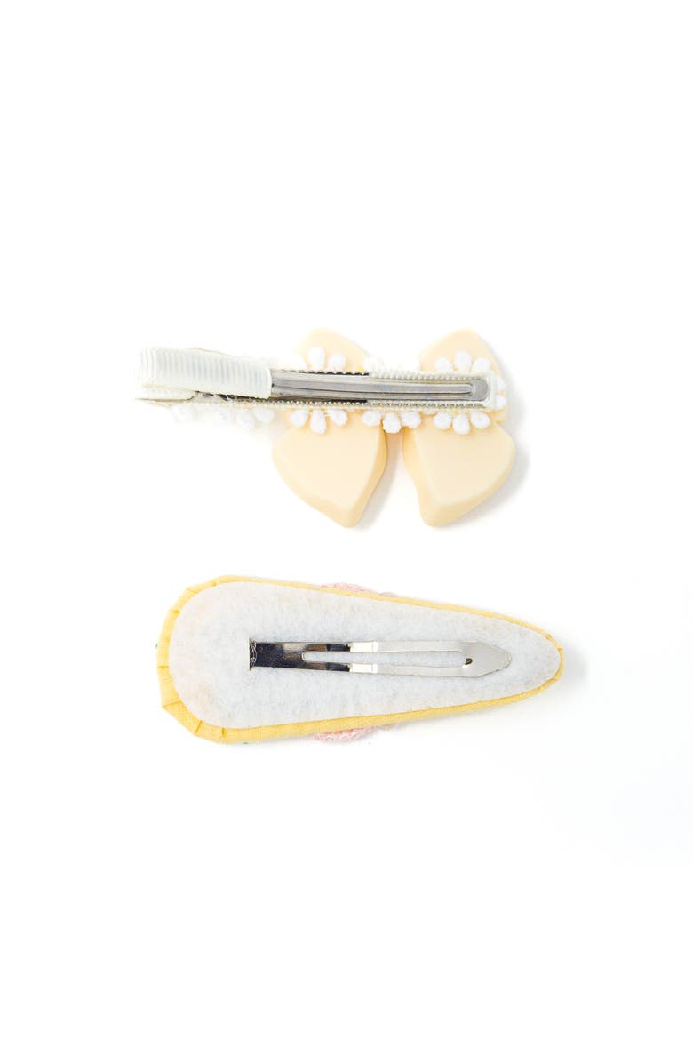 2-piece Hair Clip Gift Set - Bow Garden, Alternate, color, Honeydew Bloom