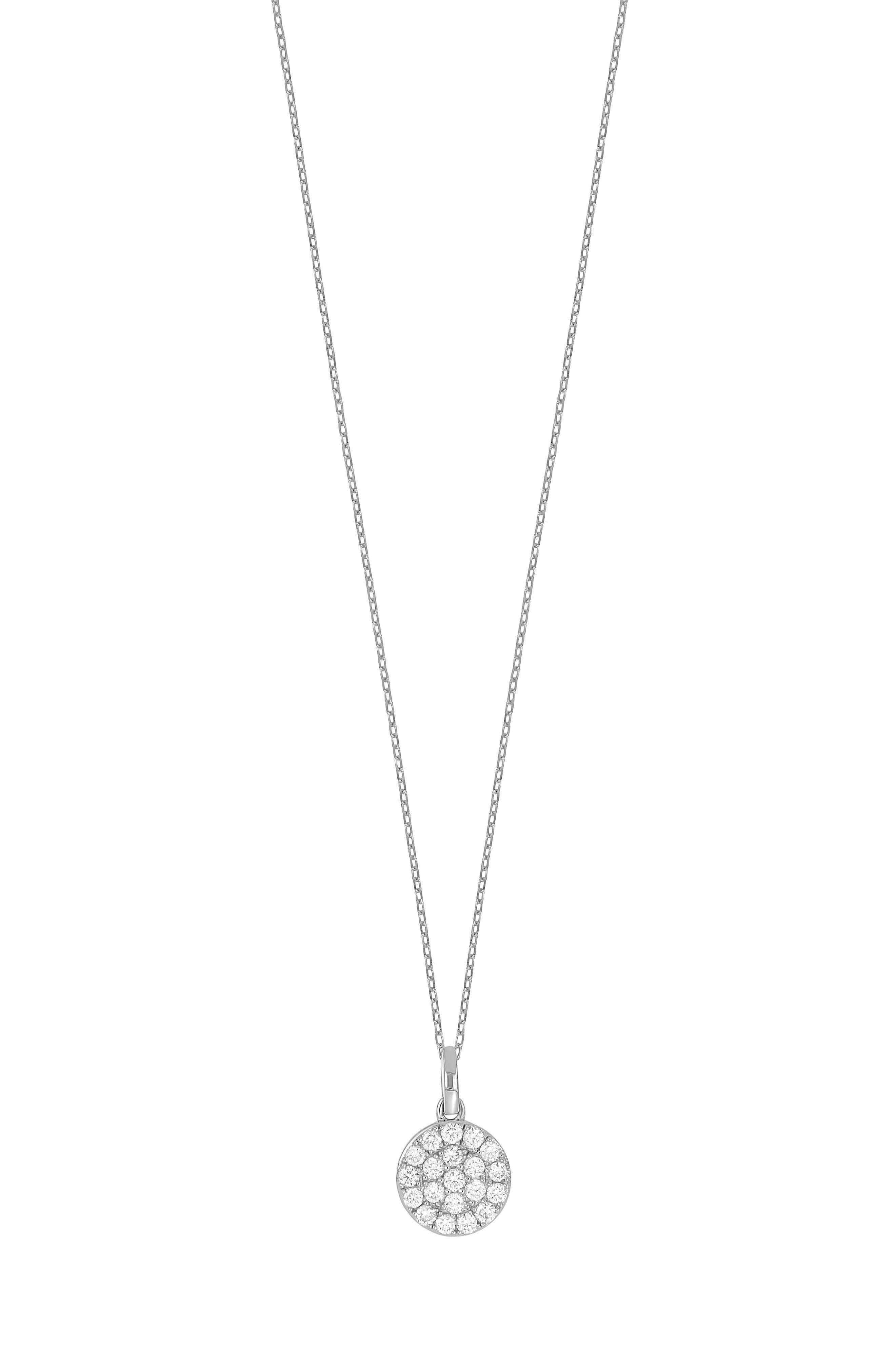 Carrière Jewelry Diamond Circle Pendant Necklace - 0.20ct.