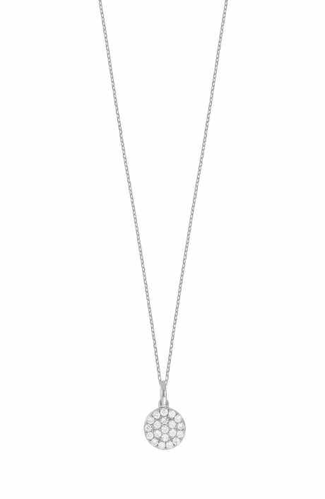 Carrière Jewelry Diamond Circle Pendant Necklace - 0.20ct.