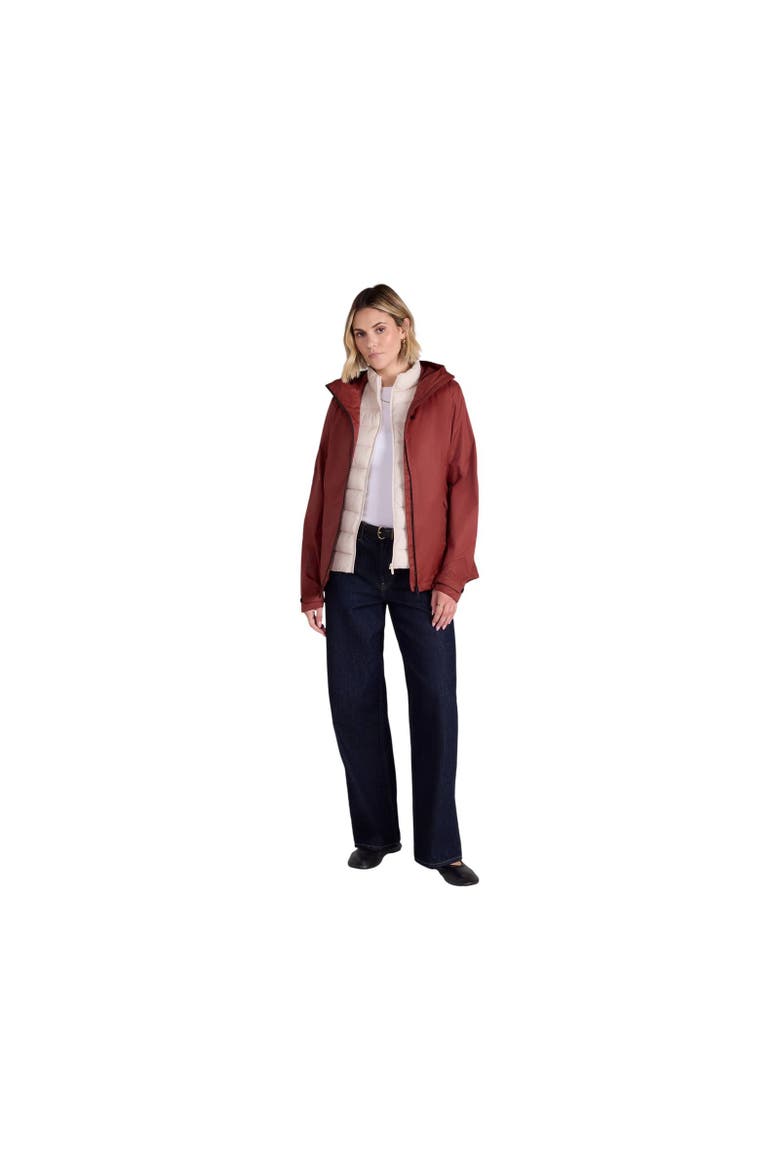 Swerve Lightweight Waterproof Jacket, Alternate, color, Rust