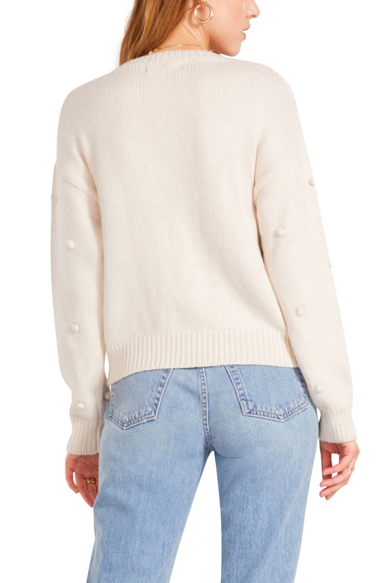 BB Dakota by Steve Madden Bobble Yum Embellished Sweater, Alternate, color,