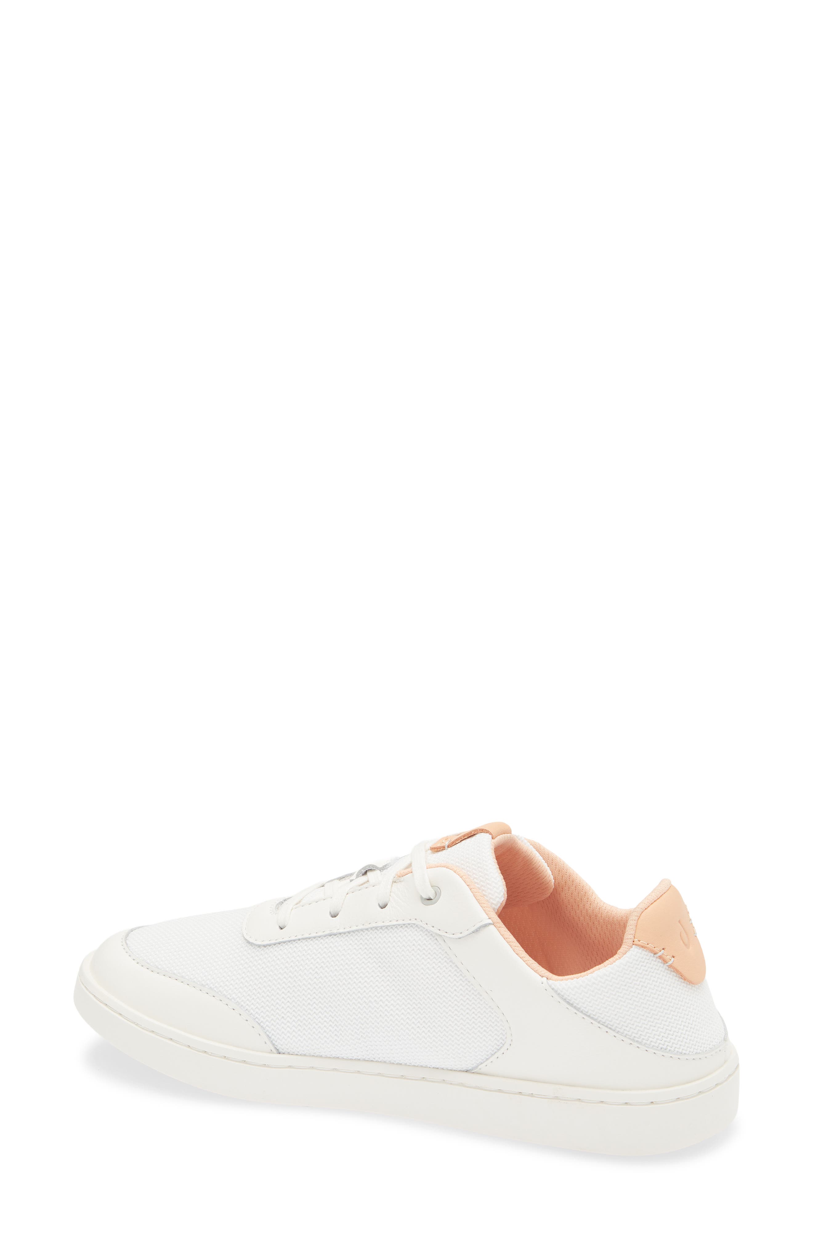 Kiahuna Sneaker, Alternate, color, BRIGHT WHITE / CANTALOPE