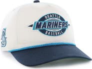 '47 Men's '47 Natural/Navy Seattle Mariners Frame Out Hitch Adjustable Hat
