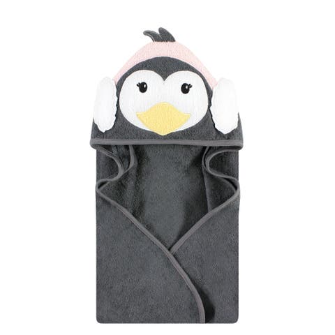 Playful Animal Hooded Bath Wrap (cotton-poly Blend) (baby)