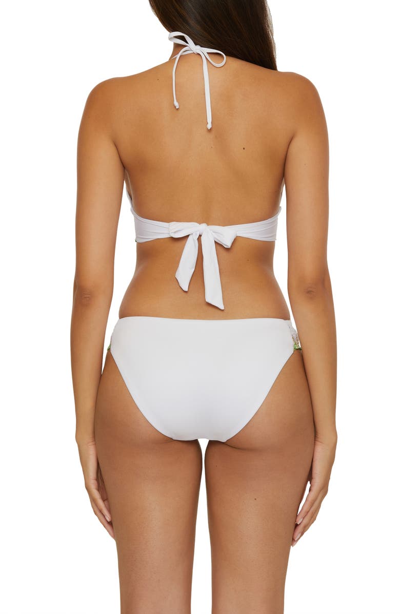Becca Delilah Bikini Bottoms, Alternate, color, White