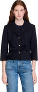 SANDRO Short tailored jacket