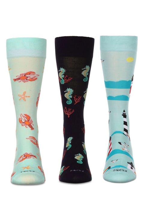 Assorted 3-Pack Crew Socks