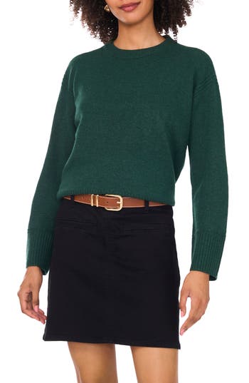 Vince Camuto Relaxed Fit Sweater In Green