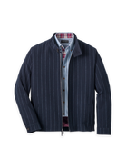 Paul Fredrick Wool Blend Bomber Jacket