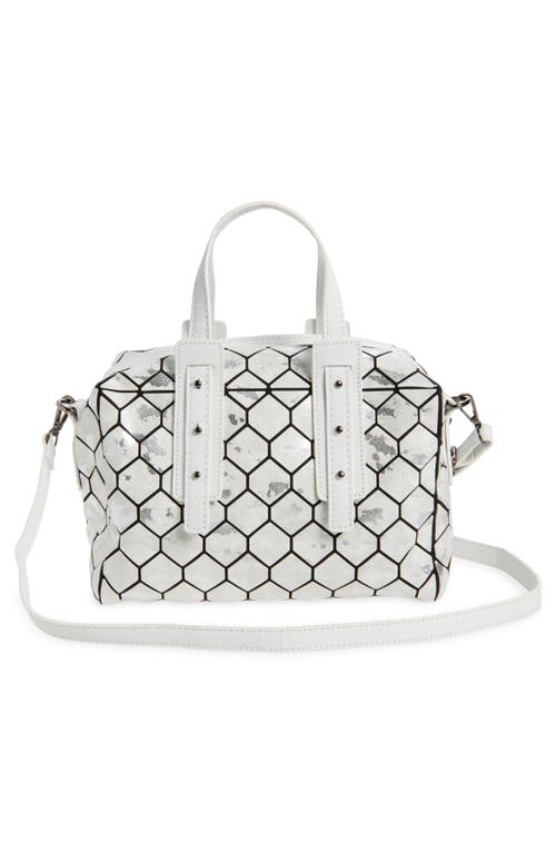 Patrizia Luca Chevron Geo Duffle Satchel