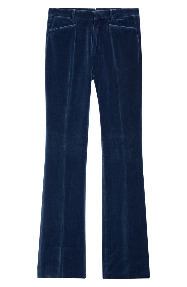 TOM FORD Velveteen Straight Leg Pants, Alternate, color, Indigo