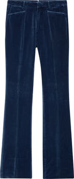 TOM FORD Velveteen Straight Leg Pants