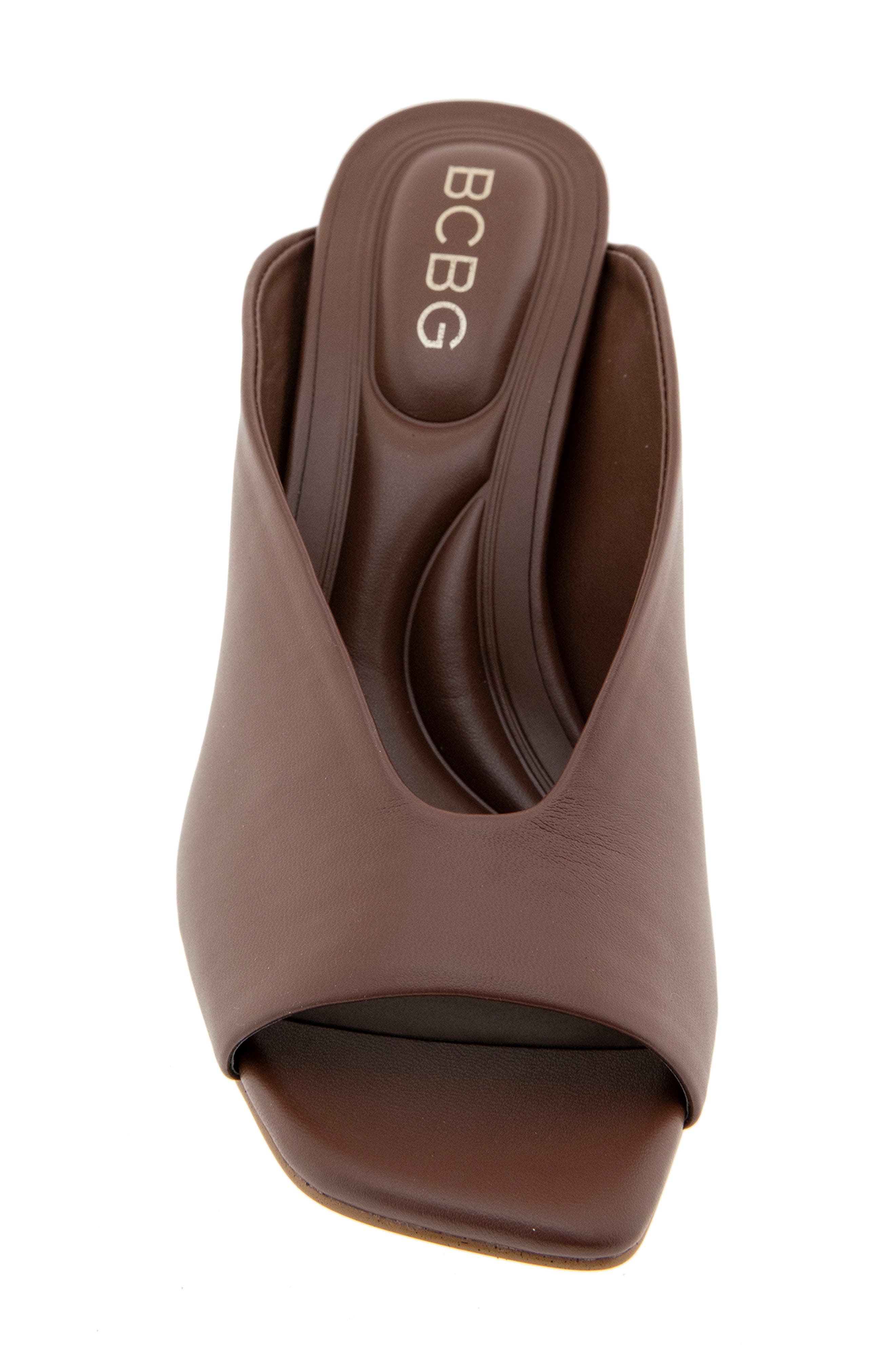 BCBG Reese Slide Sandal, Alternate, color, Sepia