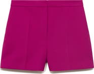 MANGO Straight Leg Shorts