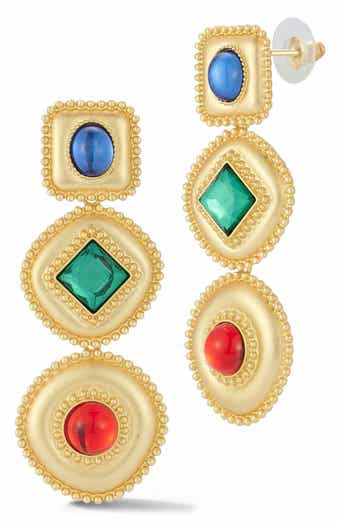 Geometric Drop Earrings