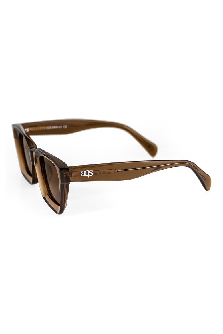 Wren 50mm Sunglasses, Alternate, color, BROWN/ BROWN