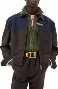Versace Wool & Mohair Western Jacket