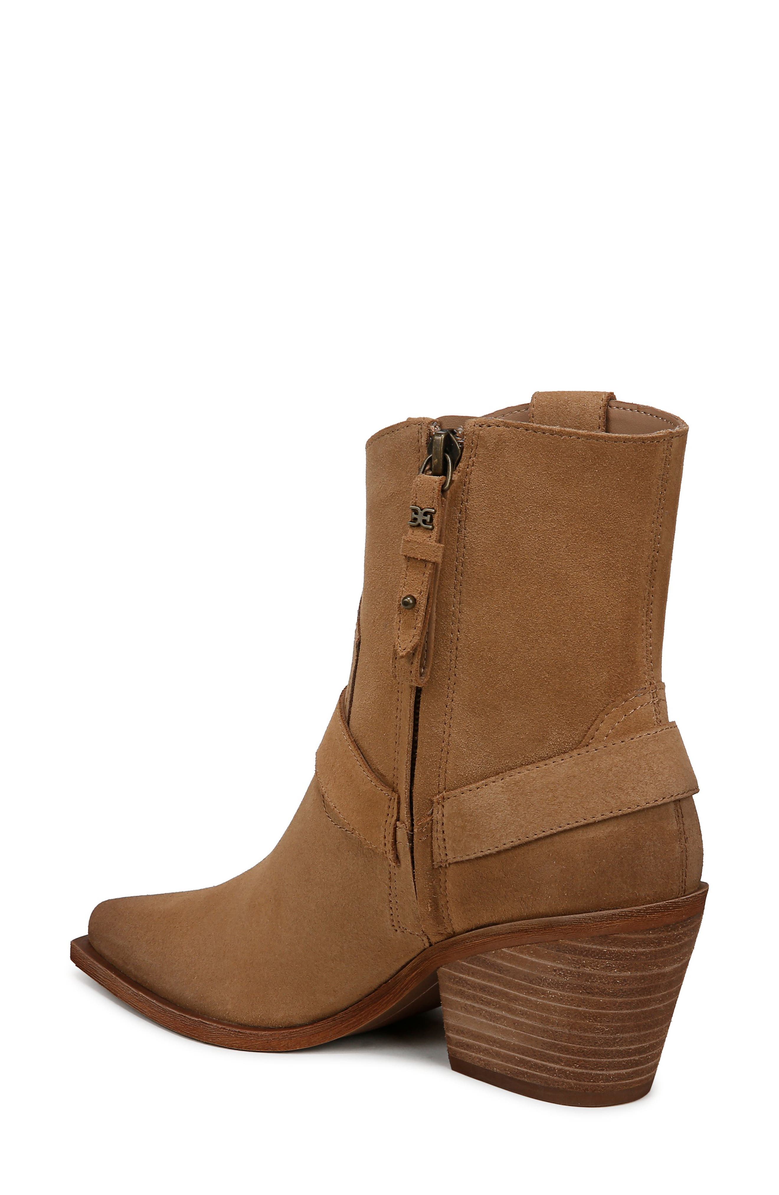 Sam Edelman Winston Pointed Toe Bootie, Alternate, color, Golden Caramel
