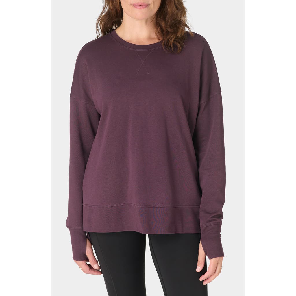 Sweaty Betty After Class Sweatshirt In Purple
