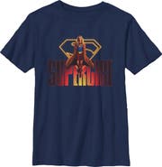 Supergirl Boy's Supergirl Kara Flying Logo  Graphic T-Shirt