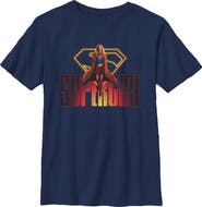 Supergirl Boy's Supergirl Kara Flying Logo Graphic T-Shirt