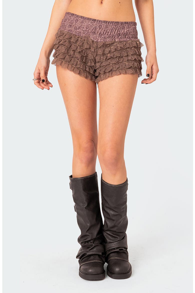 Janis Floral Ruffle Shorts, Main, color, MIX