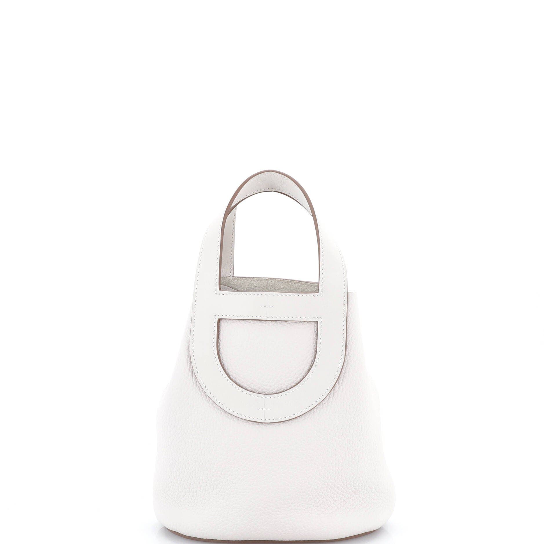 Pre-Owned Hermes In-The-Loop Bag Clemence with Swift 18, Main, color, Gris Pale