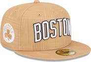 New Era Men's New Era Gold Boston Celtics 2025/26 City Edition Alternate 59FIFTY Fitted Hat