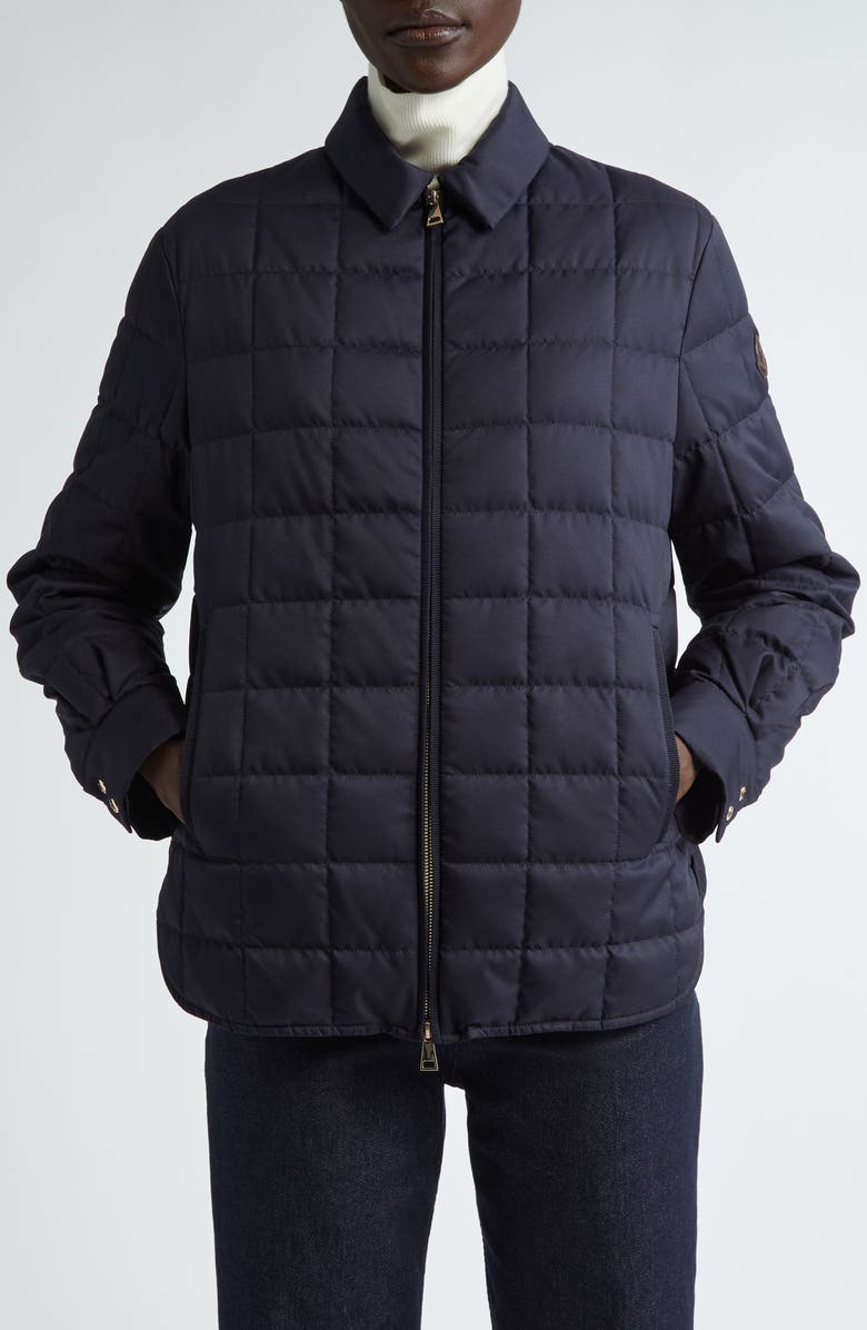 Moncler Square Quilted Down Puffer Jacket, Main, color, 