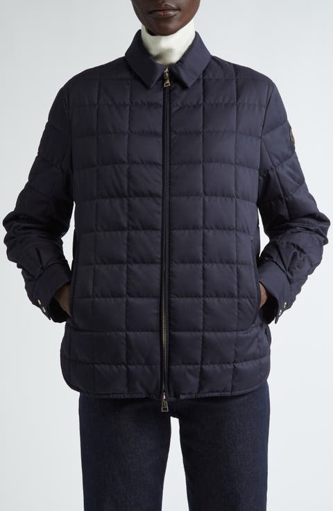 Square Quilted Down Puffer Jacket
