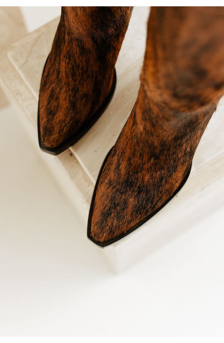 NEW AMENDMENT Olsson Texan Wide Calf Boot in Ponyhair, Alternate, color, Fawn