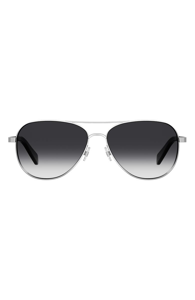 Kate Spade New York Varese Gradient Aviator Sunglasses, Main, color, 0010-9O