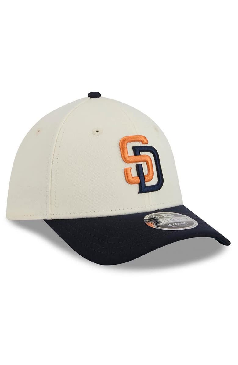New Era Men's New Era Cream/Obsidian San Diego Padres 2026 City Connect M-Crown 39THIRTY Flex Hat, Alternate, color, Cream