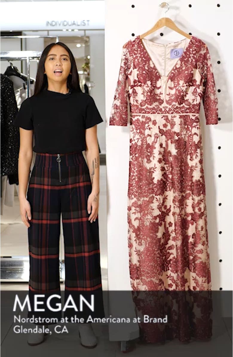 Embroidered Lace Gown, sales video thumbnail