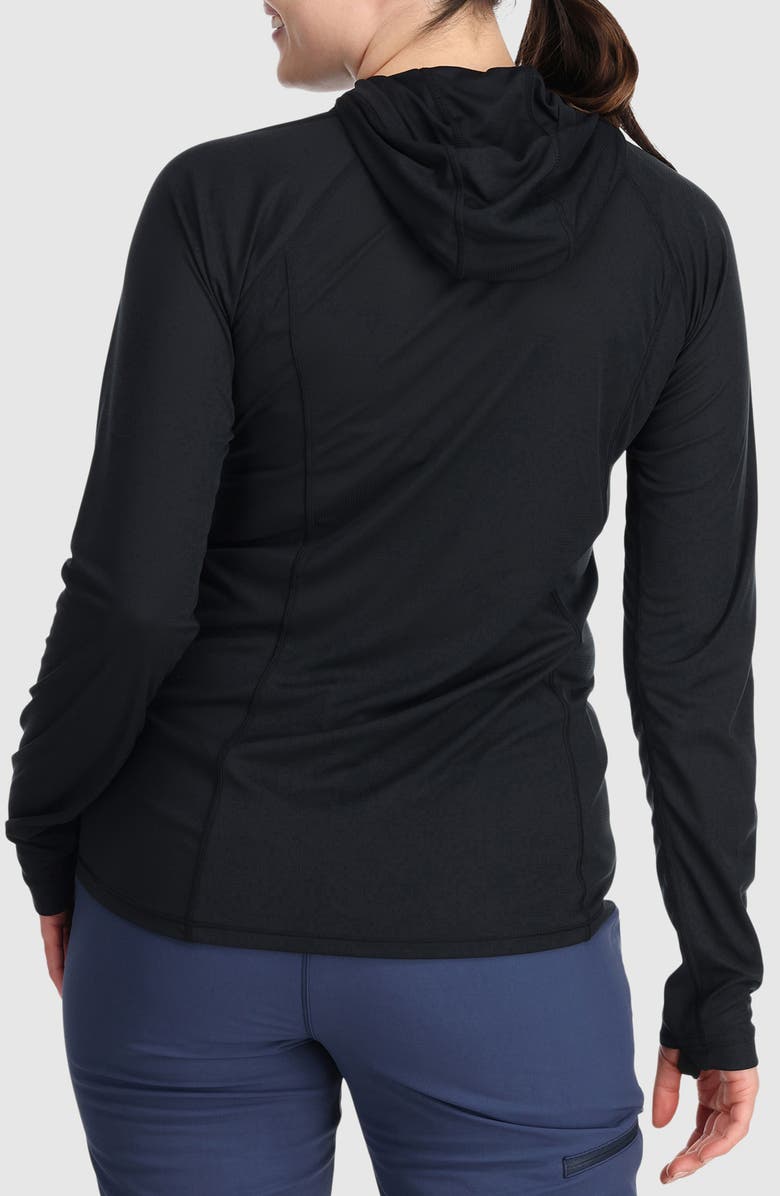 Outdoor Research Echo Raglan Sleeve Hoodie, Alternate, color, Black