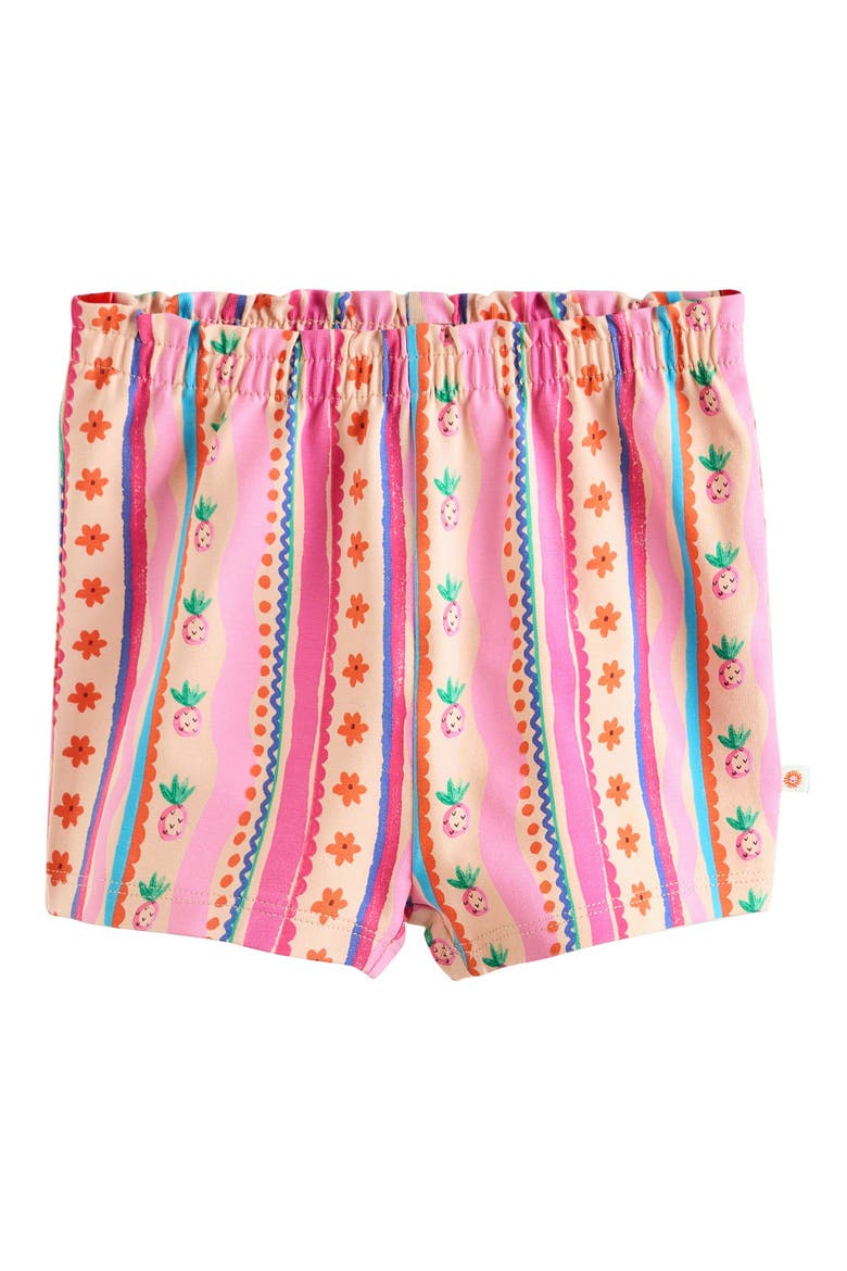 Embroidered Tropical Shirt & Shorts Set, Alternate, color, NEUTRAL