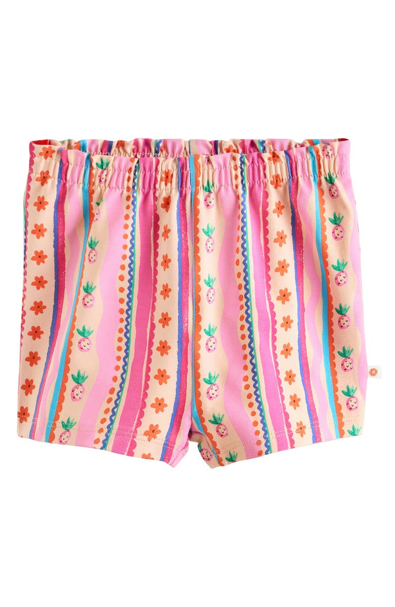 NEXT Embroidered Tropical Shirt & Shorts Set, Alternate, color, Neutral